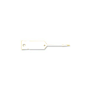 Porte clés Arrow blanc les 5 ex