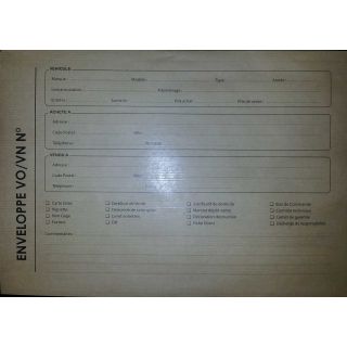 Enveloppe VO / VN les 50 ex