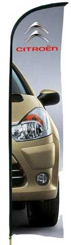 Drapeau oriflamme voileline en vente chez Autosignalétique Drapeau oriflamme Voileline personnalisé chez Autosignalétique