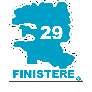 Autocollant 29 département du Finistère