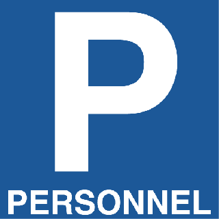 Panneau Parking Personnel alu 3 mm