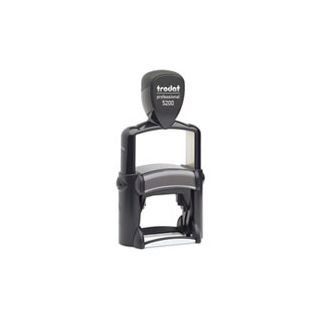 Tampon encreur Trodat 5200 avec empreinte 4 lignes