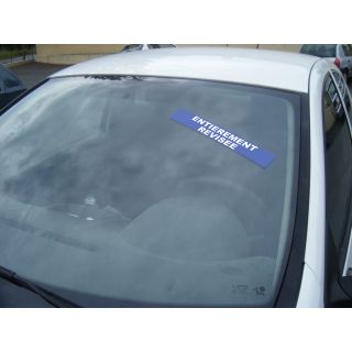 Autocollant pare brise Avantage bleu Entièrement Révisée