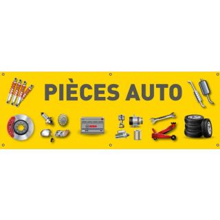 Banderole pièces auto PVC