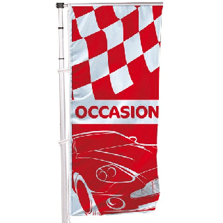 Drapeau occasion rouge CAR