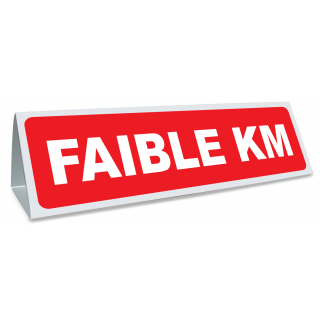 Triangle magnétique de toit Faible Kilométrage coloris rouge