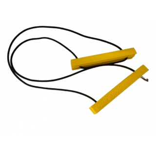 Fixe plaque professionnel jaune