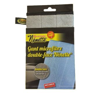 Gant microfibre 1 face carrosserie 1 face vitre