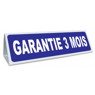 Triangle magnétique de toit Garantie 3 mois coloris bleu