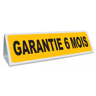 Triangle magnétique de toit Garantie 6 mois coloris jaune et noir