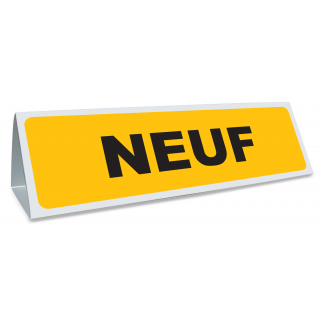 Triangle magnétique de toit Neuf coloris jaune et noir