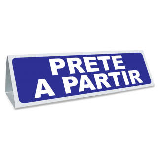 Triangle magnétique de toit prête à partir coloris bleu