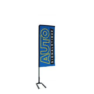 Kit mât Salta 2.30 m avec voile 1.35 m personnalisée et pied autocal