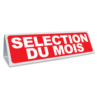 Triangle magnétique de toit Sélection du Mois coloris roge