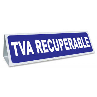 Triangle magnétique de toit TVA Récupérable de coloris bleu