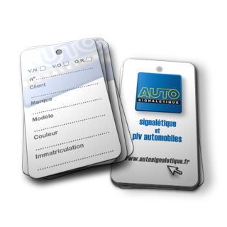 Etiquette de clé AST AUTOSIGNALETIQUE