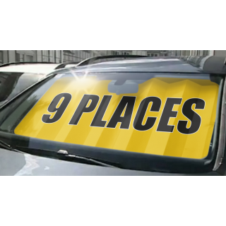 Panneau pare-brise VITRAFLASH 9 Places