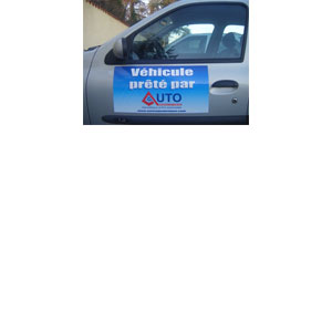 Publicité magnétique pour véhicules - Panneaux magnétiques :  Autosignalétique