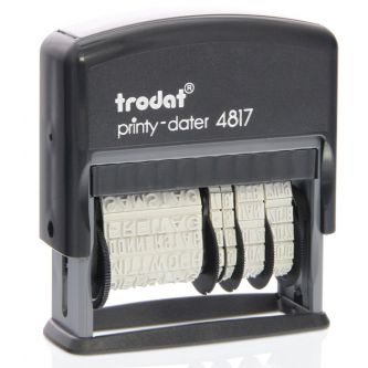 Tampon printy dateur jour entier + date 4817b
