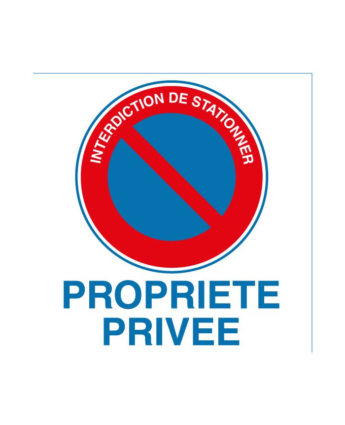 Propriété privée décharge interdite