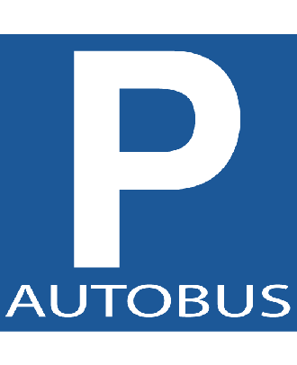 Panneau Parking Autobus PVC 3 mm