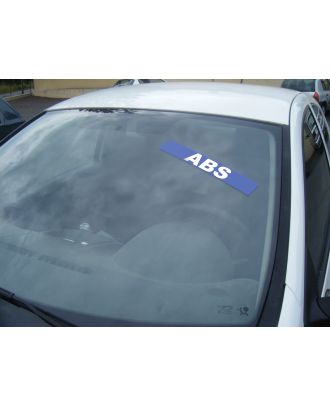 Autocollant de pare brise Avantage bleu ABS