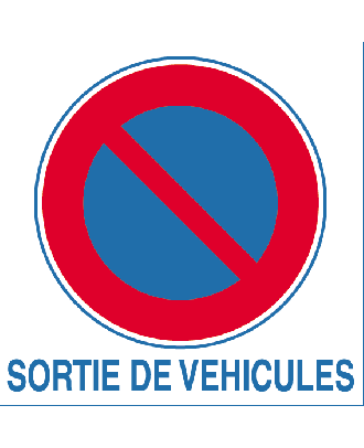 Autocollants stationnement interdit pour voiture mal garée