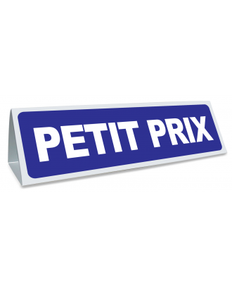 Triangle magnétique de toit Petit Prix coloris bleu