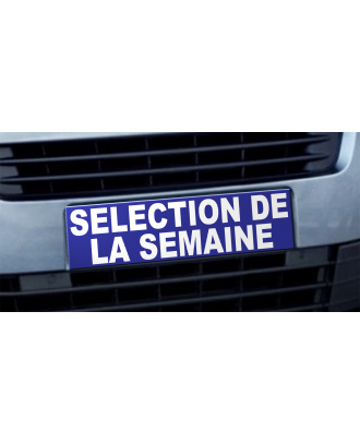 Cache plaque d'immatriculation avantage Selection de la Semaine bleu